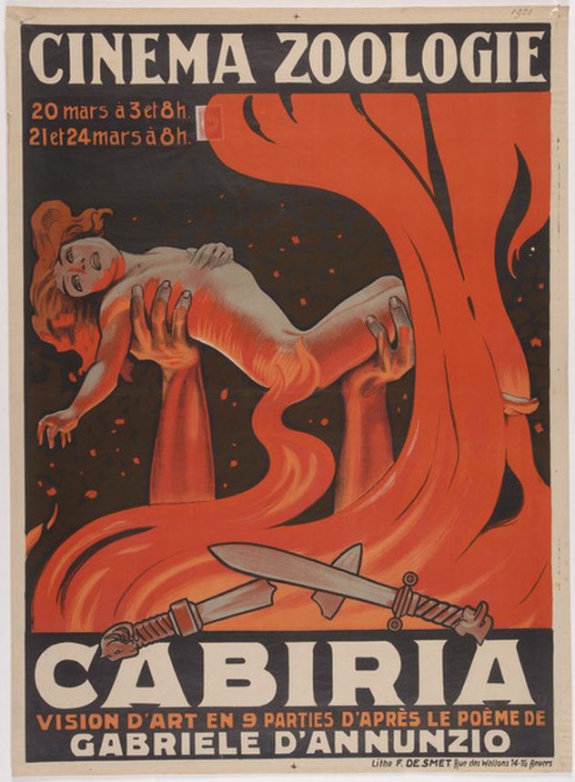 CINE ZOOLOGIE magazine side cover 20 March 1921