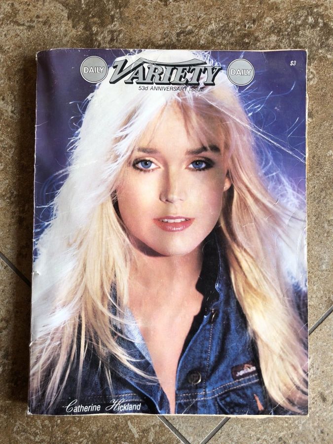 DAILY VARIETY magazine cover 28 October 1986