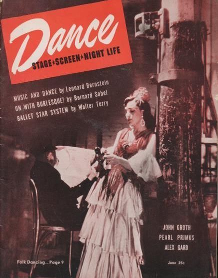 DANCE SCREEN AND STAGE magazine cover June 1946
