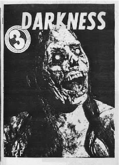 DARKNESS magazine cover Issue 3 January 1987