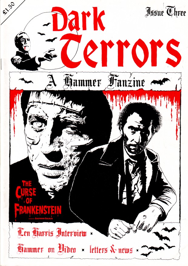 DARK TERRORS magazine cover Issue 3 May/June 1992