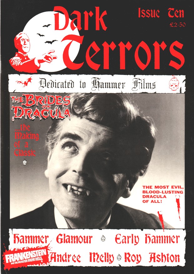 DARK TERRORS magazine cover Issue 10 June 1995