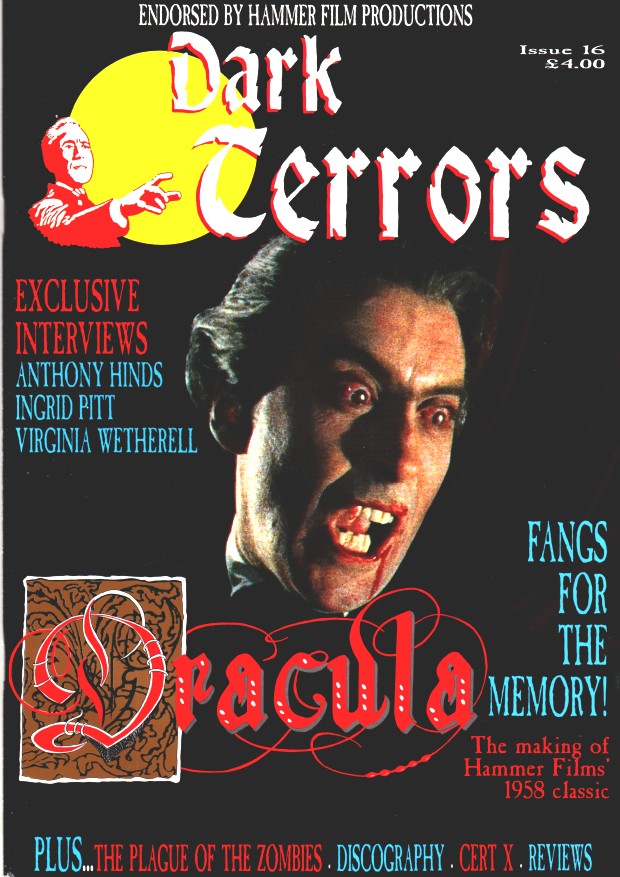 DARK TERRORS magazine cover Issue 16 December 1998