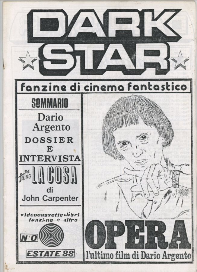 DARK STAR (It) magazine cover Summer 1988