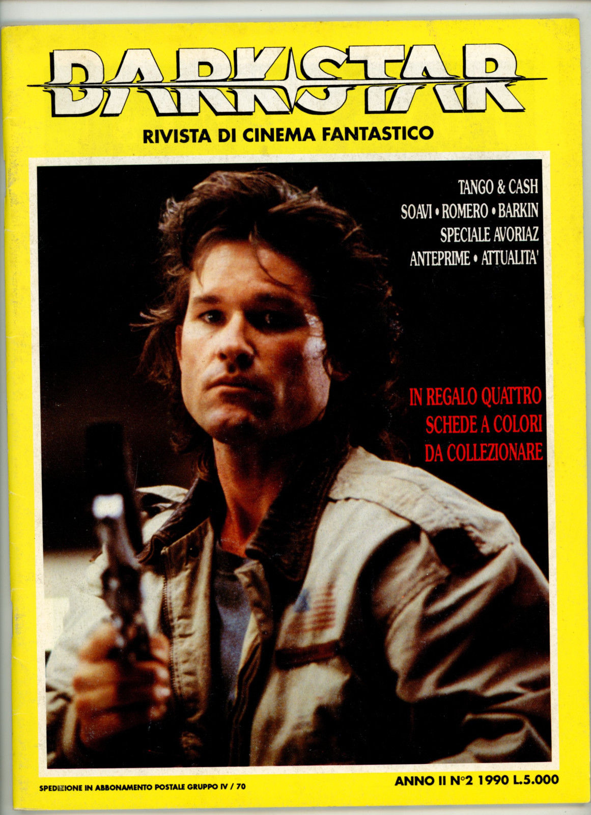 DARK STAR (It) magazine cover Issue 2   1990