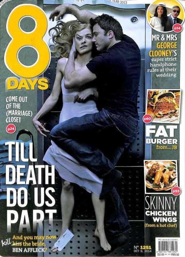 8 DAYS magazine side cover Issue 1251 9 October 2014