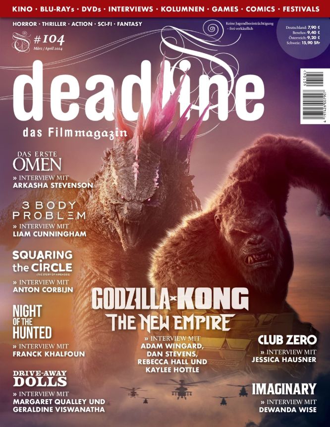 DEADLINE magazine cover Issue 104  March/April 2024