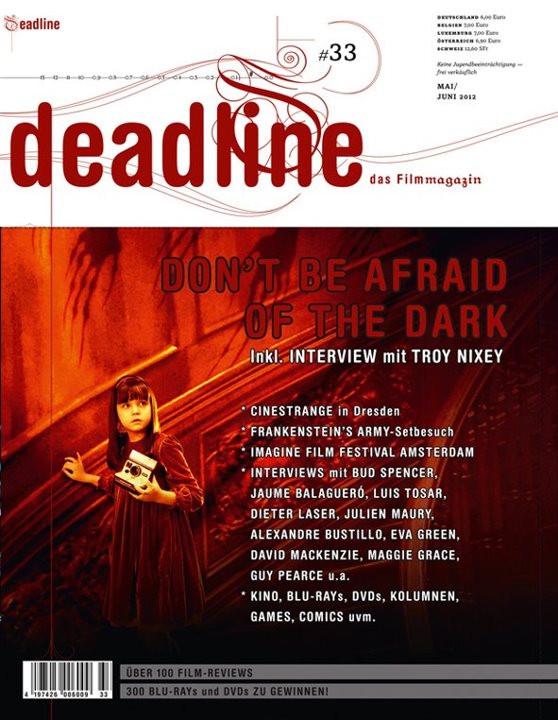 DEADLINE magazine cover Issue 33 May/June 2012