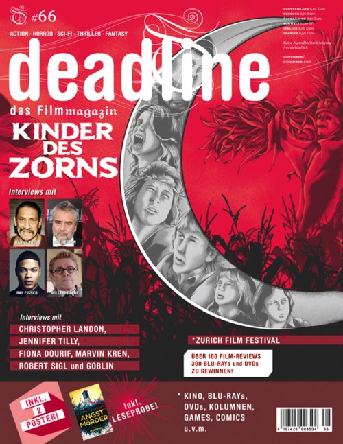 DEADLINE magazine cover Issue 66  November/December 2017