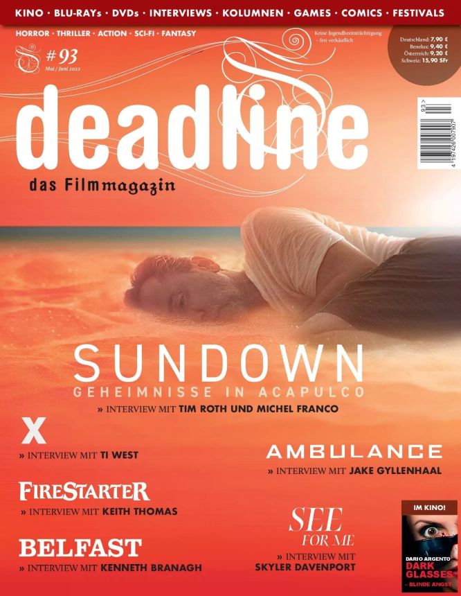 DEADLINE magazine cover Issue 93  May/June 2022