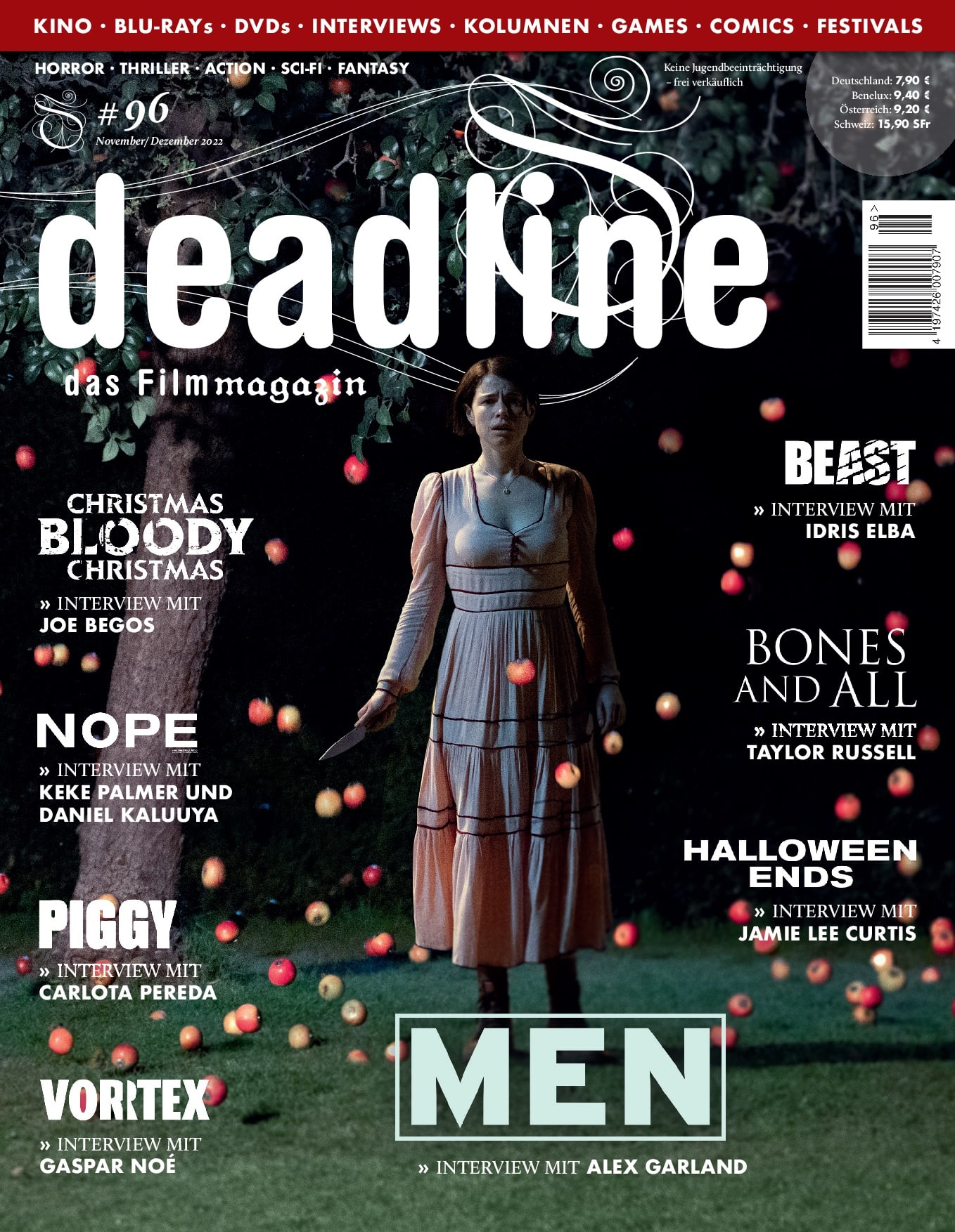 DEADLINE magazine cover Issue 96  November/December 2022