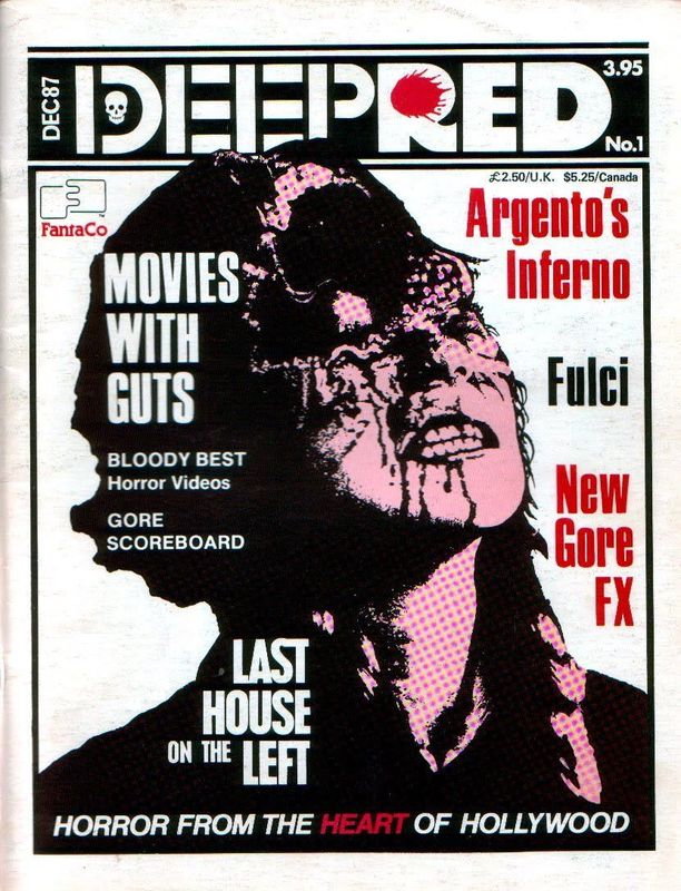 DEEP RED magazine cover Issue 1 December 1987