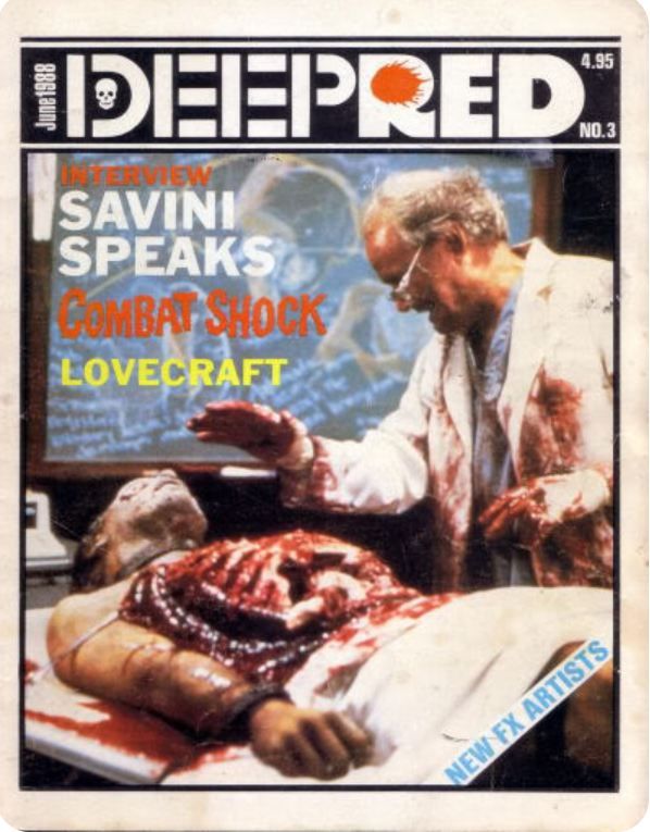 DEEP RED magazine cover Issue 3 June 1988