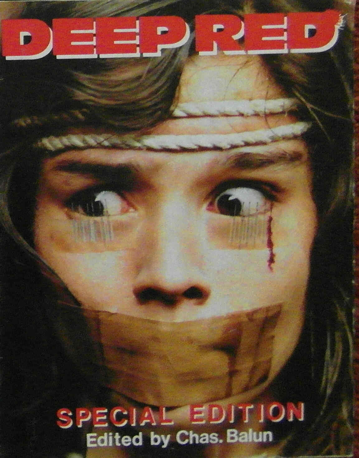 DEEP RED magazine cover Issue 7  Special Edition  1989
