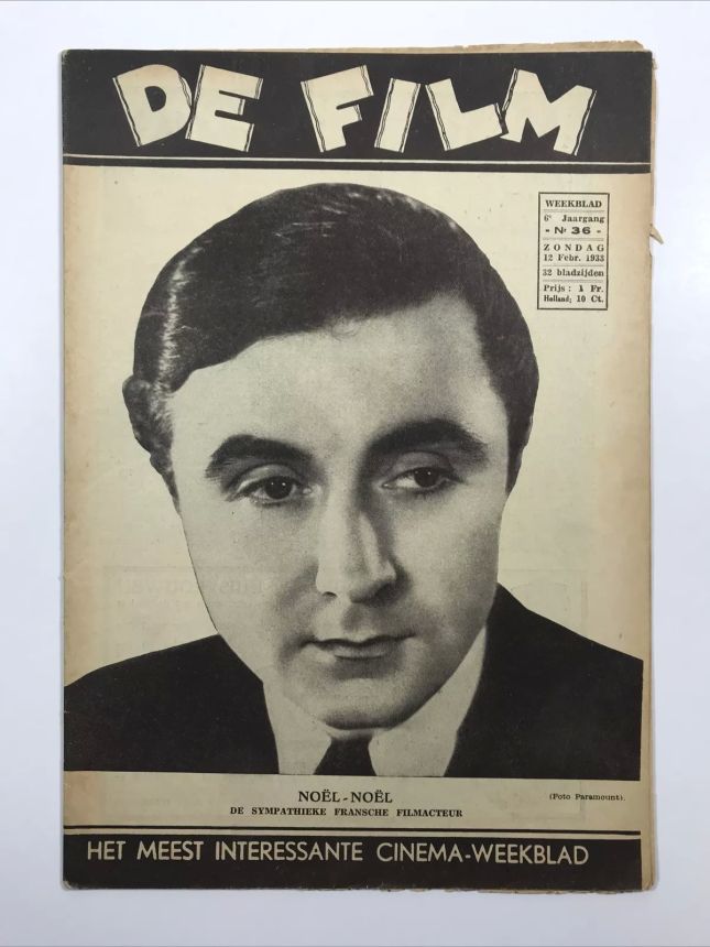 DE FILM magazine side cover Issue 36 12 February 1933