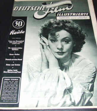 DEUTSCHE FILM ILLUSTRIERTE magazine cover Issue 5 31 January 1950
