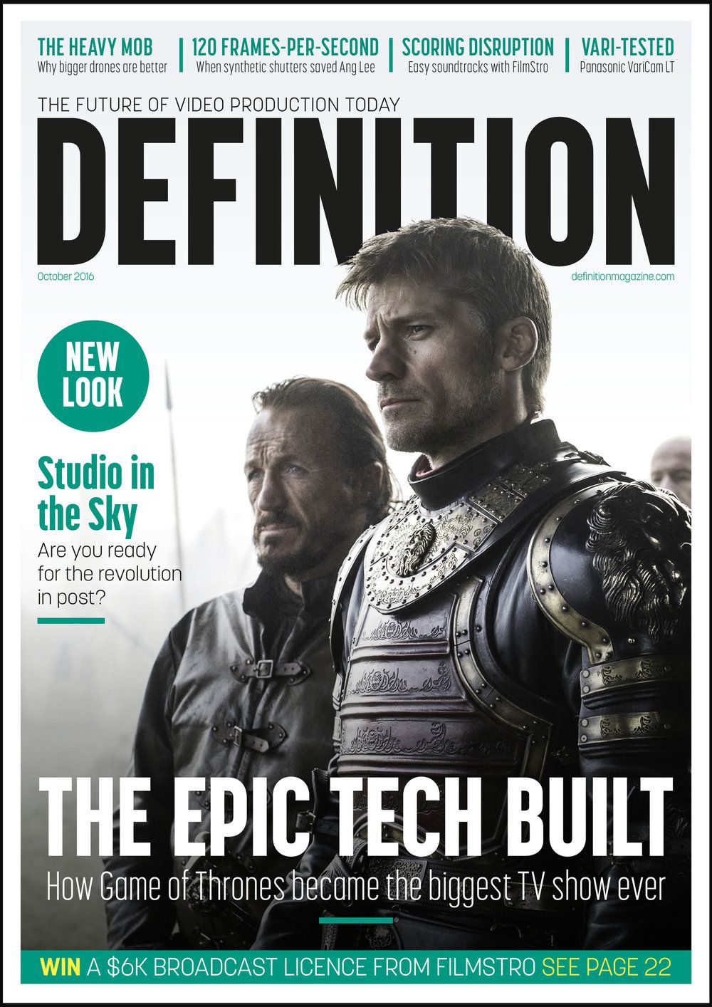 DEFINITION magazine side cover October 2016