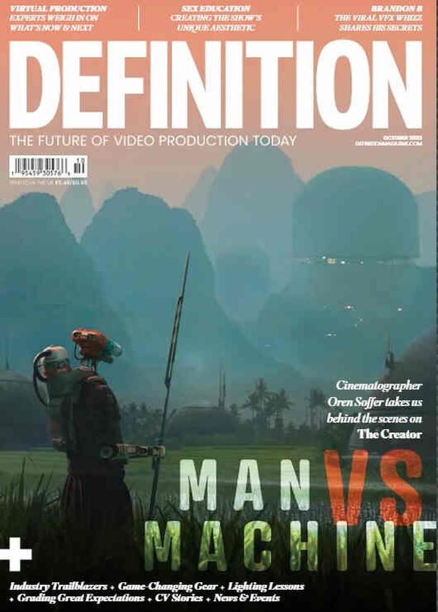 DEFINITION magazine side cover  October 2023