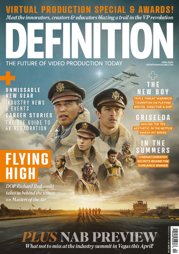 DEFINITION magazine side cover  April 2024