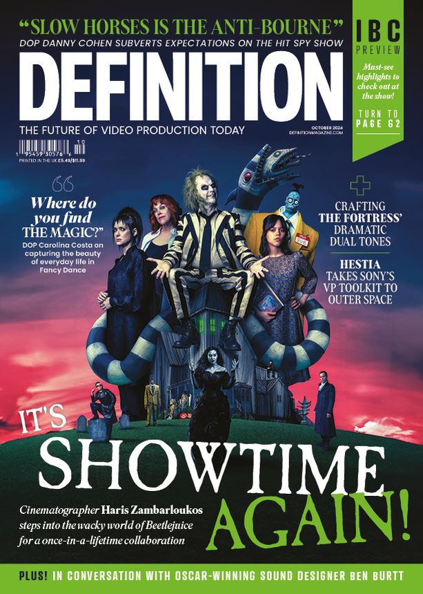 DEFINITION magazine side cover  October 2024