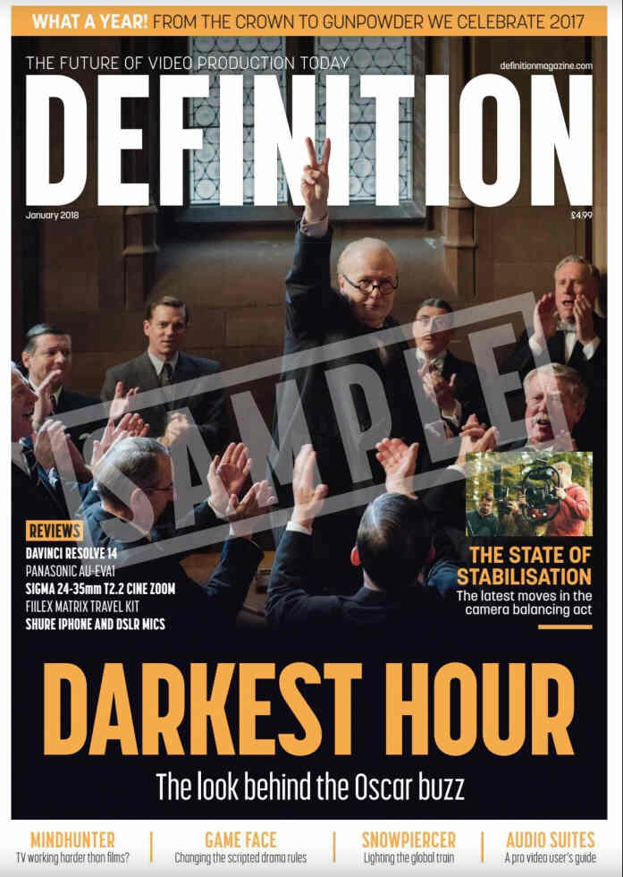 DEFINITION magazine cover  January 2018
