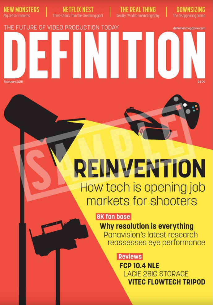 DEFINITION magazine cover  February 2018