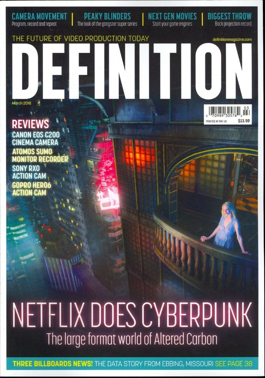 DEFINITION magazine side cover  March 2018