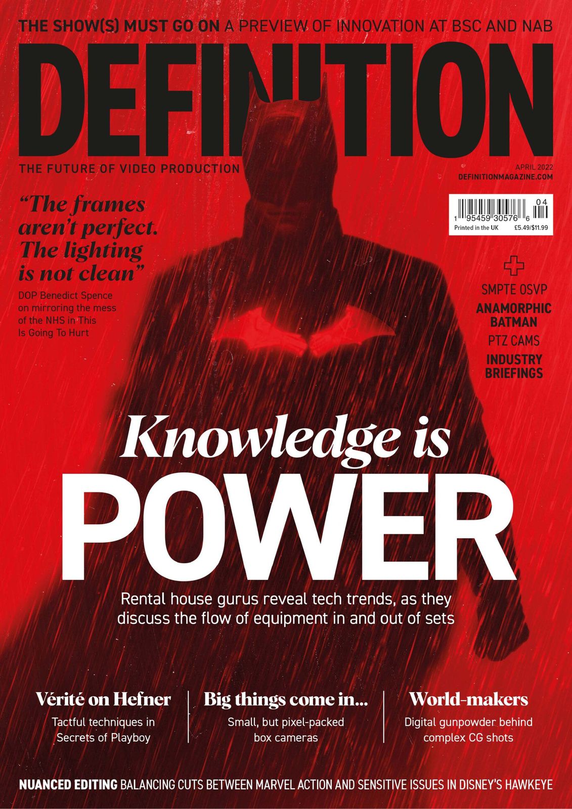 DEFINITION magazine side cover  April 2022