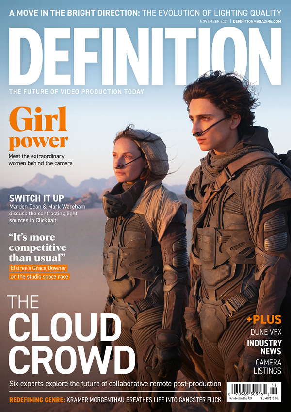 DEFINITION magazine side cover  November 2021