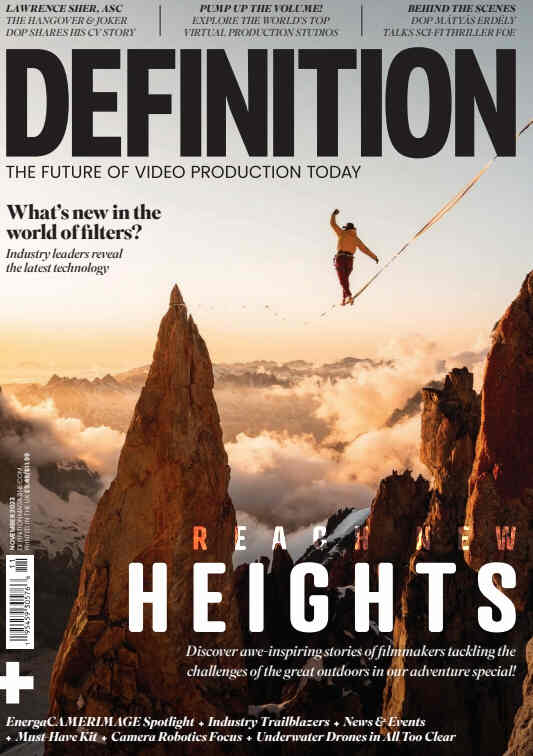 DEFINITION magazine side cover  November 2023