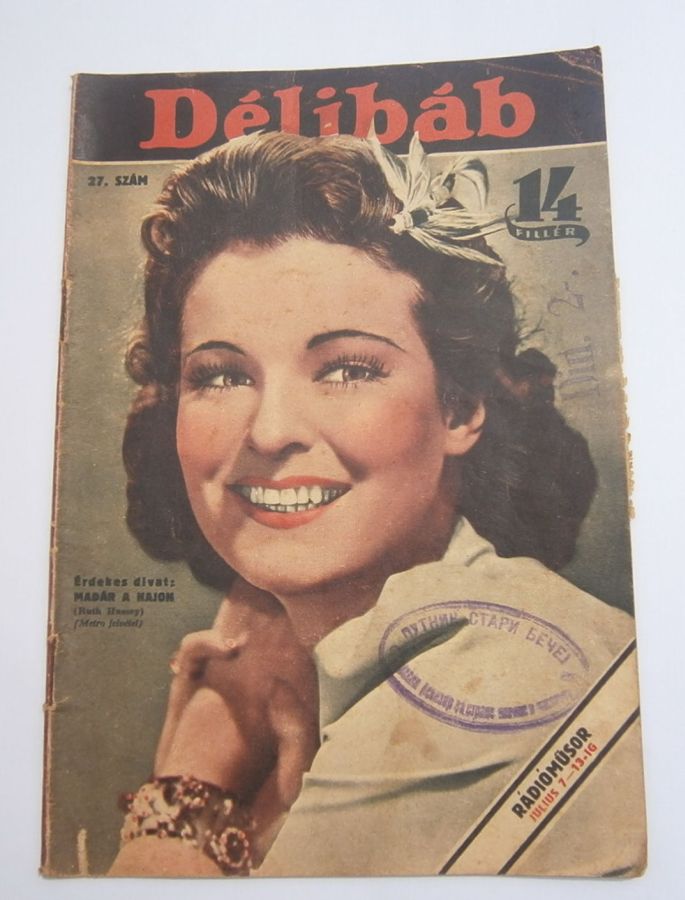 DELIBAB magazine side cover 7 July 1940