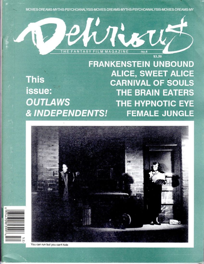 DELIRIOUS magazine cover Issue 4  1995