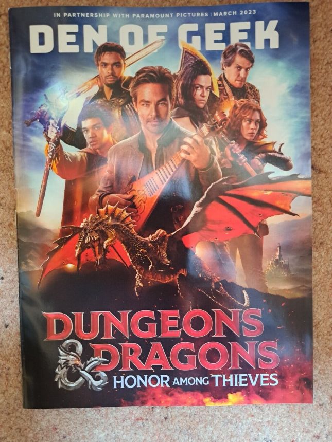 DEN OF GEEK magazine side cover  March 2023