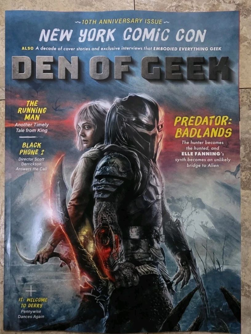 DEN OF GEEK magazine side cover  July 2025