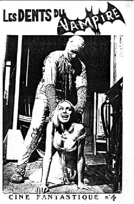 DENTS DU VAMPIRE magazine cover Issue 4   1981