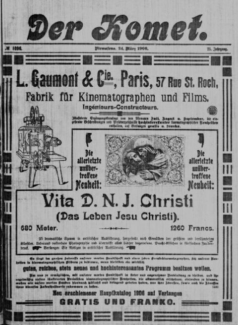 KOMET | DER magazine cover Issue 1096 24 March 1906