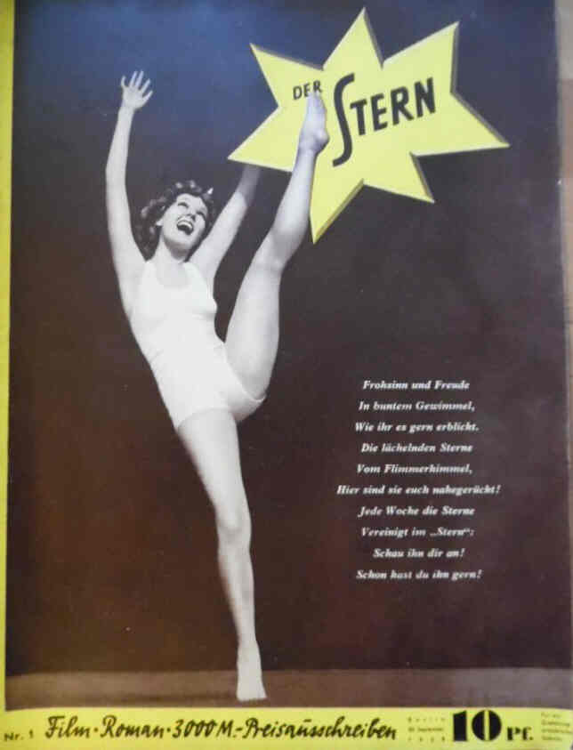 STERN | DER magazine cover Issue 1 20 September 1938