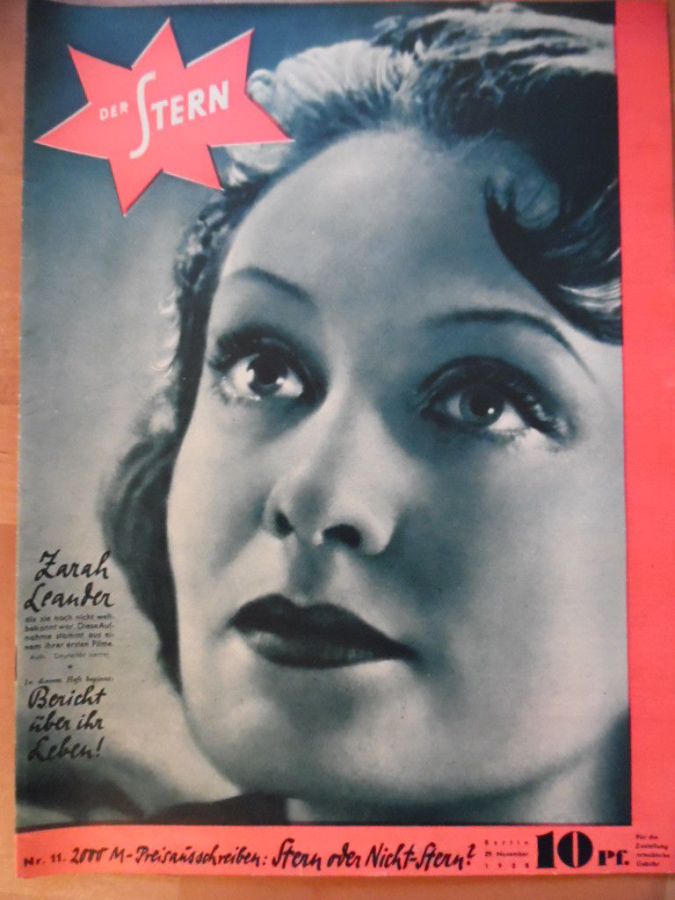 STERN | DER magazine cover Issue 11 29 November 1938