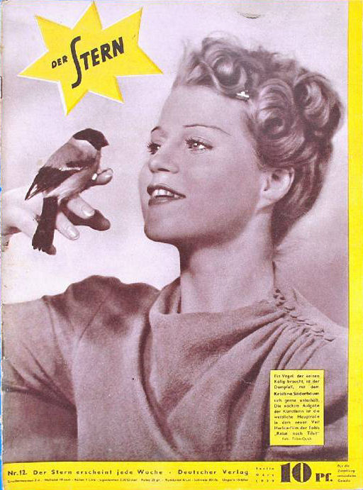 STERN | DER magazine cover Issue 12  1939