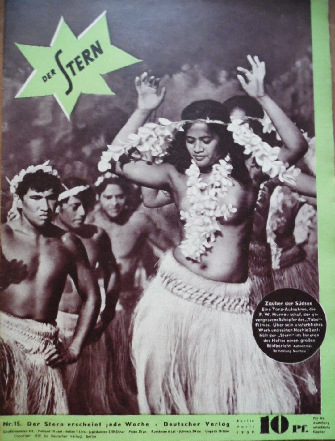 STERN | DER magazine cover Issue 15 April 1939