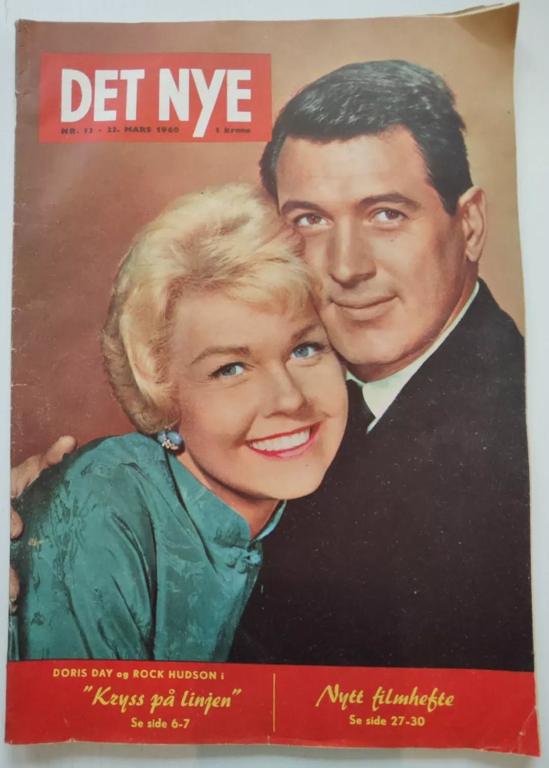 DET NYE magazine side cover  March 1960