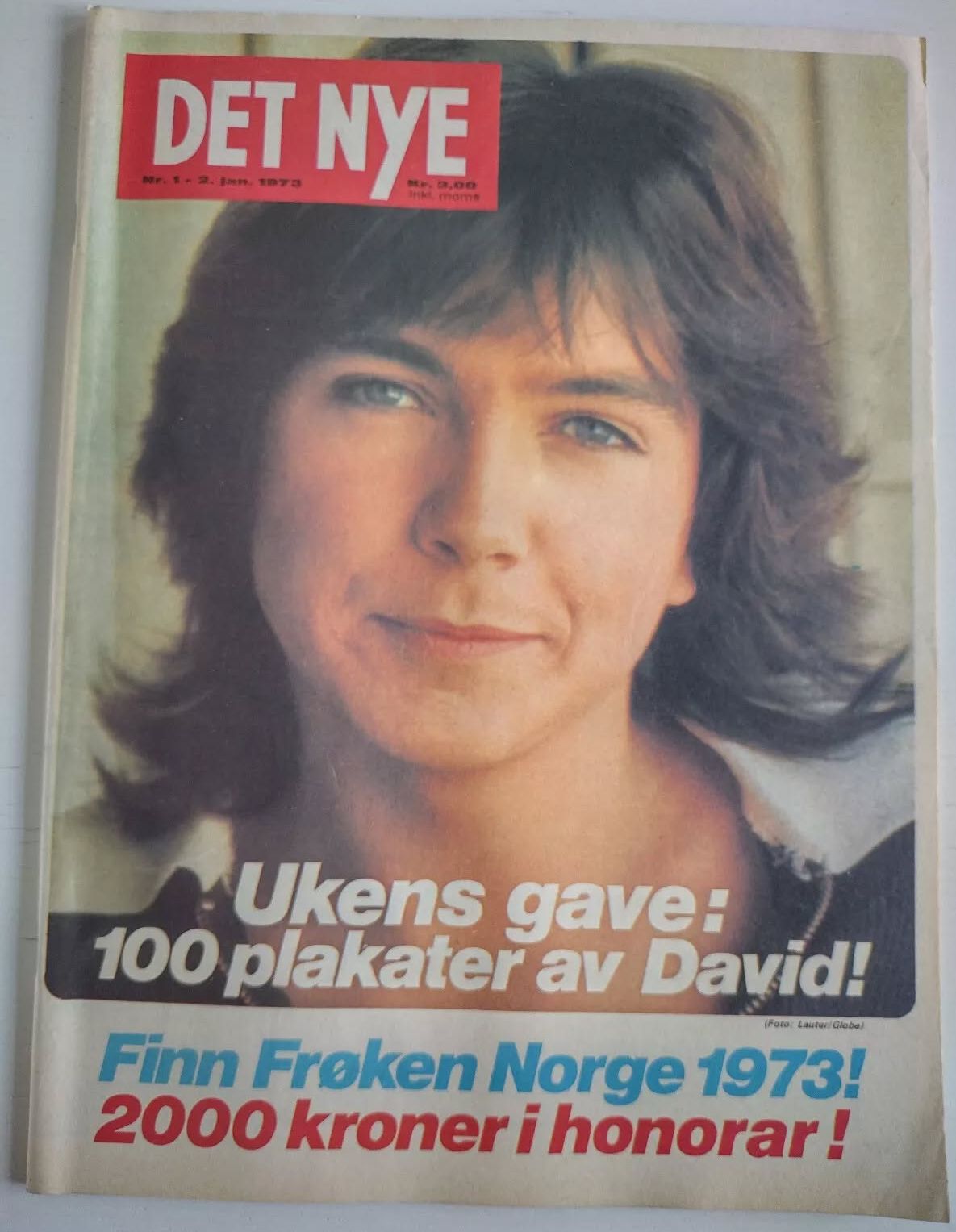 DET NYE magazine side cover   1973