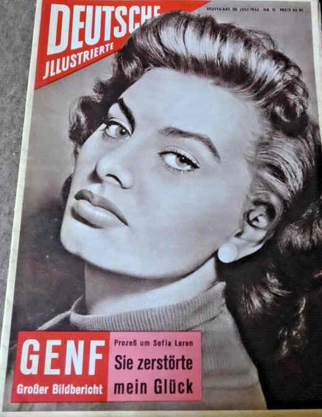 DEUTSCHE ILLUSTRIERTE magazine cover Issue 30 30 July 1955