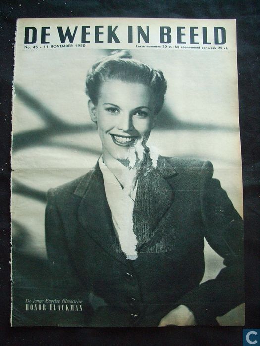 DE WEEK IN BEELD magazine side cover Issue 45 11 November 1950