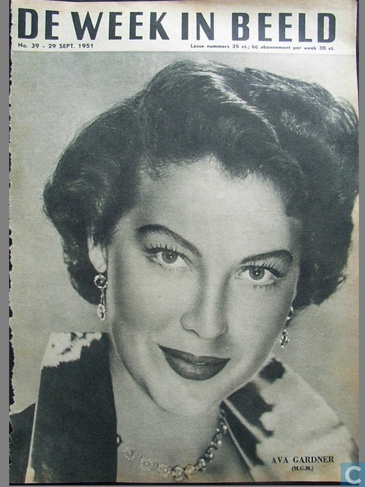 DE WEEK IN BEELD magazine side cover Issue 39 29 September 1951