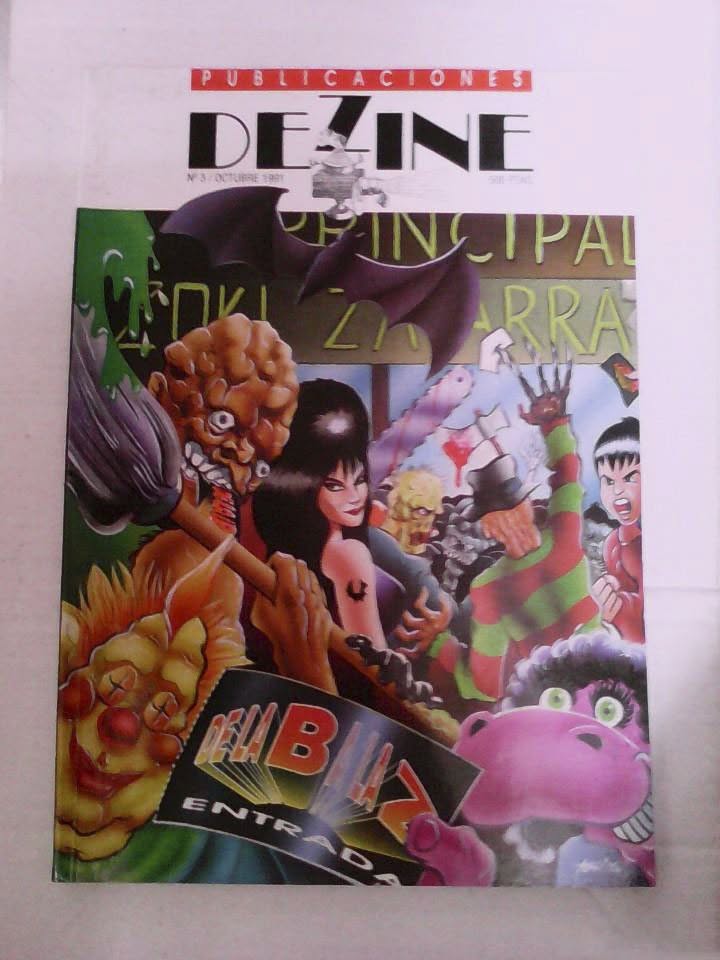 DEZINE (90s) magazine side cover Issue 3  October 1991