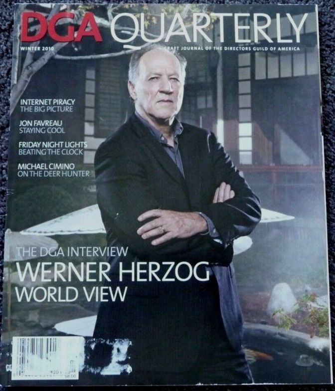 DGA QUARTERLY magazine cover Winter 2010