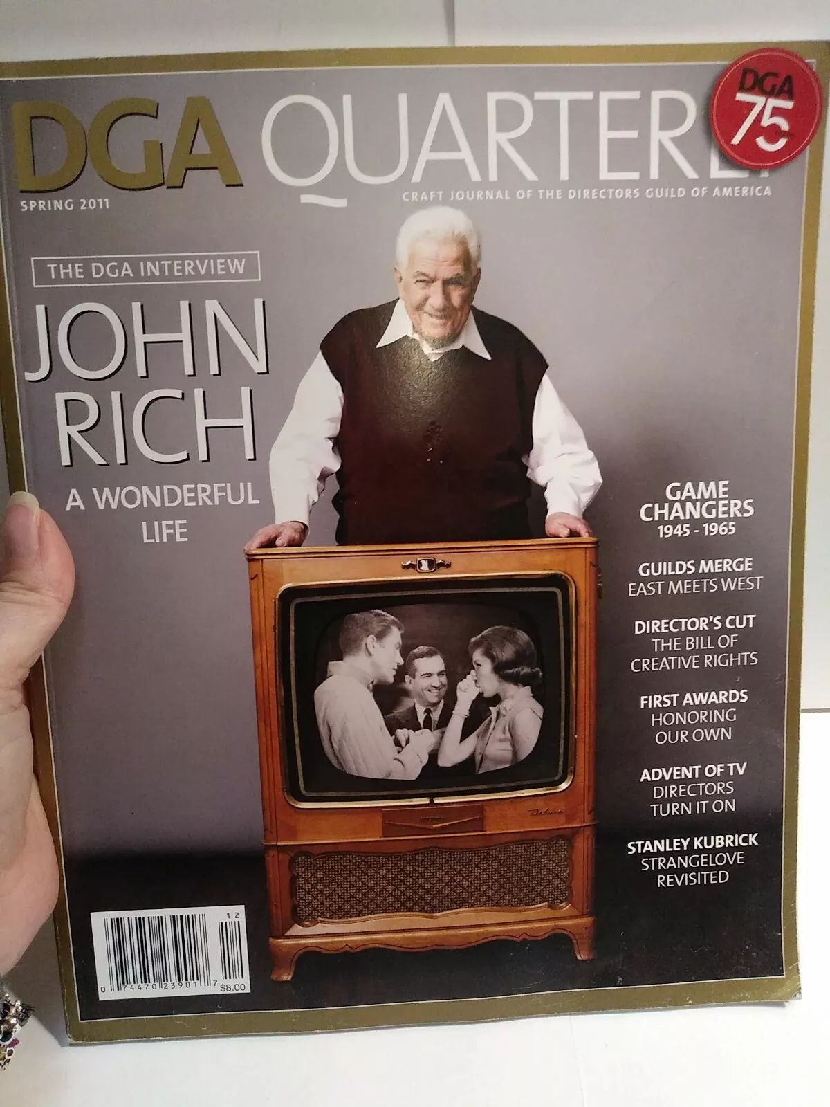 DGA QUARTERLY magazine cover Spring 2011