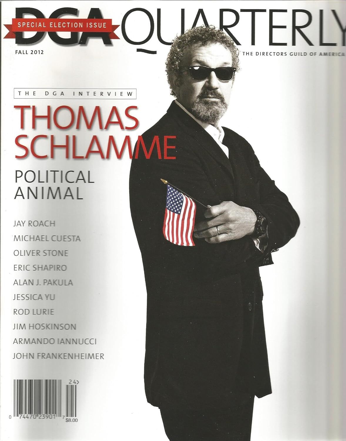 DGA QUARTERLY magazine cover Fall 2012