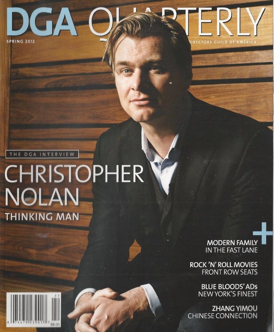 DGA QUARTERLY magazine cover Spring 2012